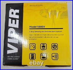 Viper 5806V 2-Way LED Car Alarm Security and Remote Start System BRAND NEW