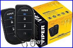 Viper Car Alarm Keyless 350 PLUS 3105V 1-Way Security 4-Button Remot Entry BLACK