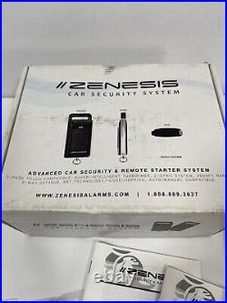 Zn-302s Zenesis 2 Way Fm Sbt Security Car Alarm + Remote Engine Starter Combo